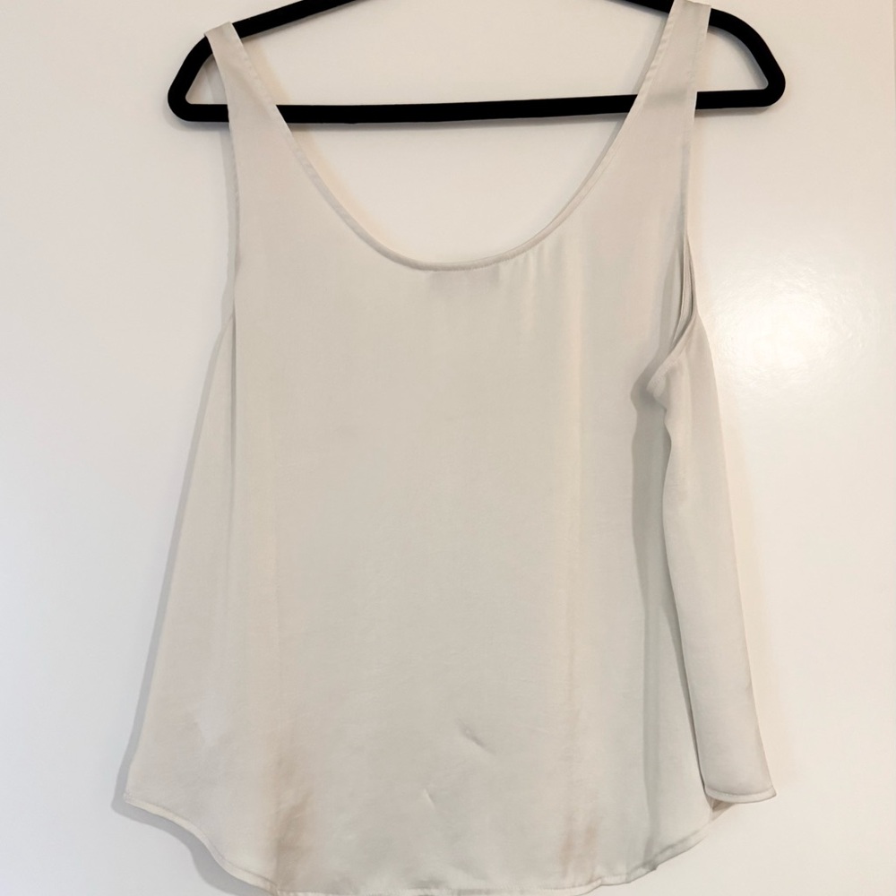 7 for all Mankind Women's Satin Top - Picture 2 of 3
